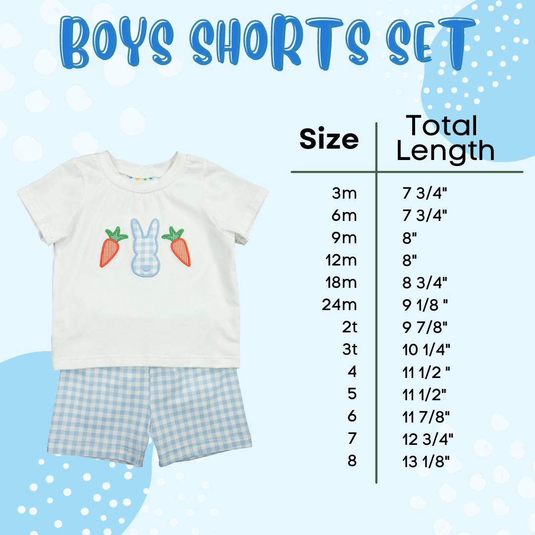 Boys Blue Linen Shorts Set