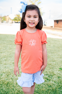 Girls Coral Shirt Only