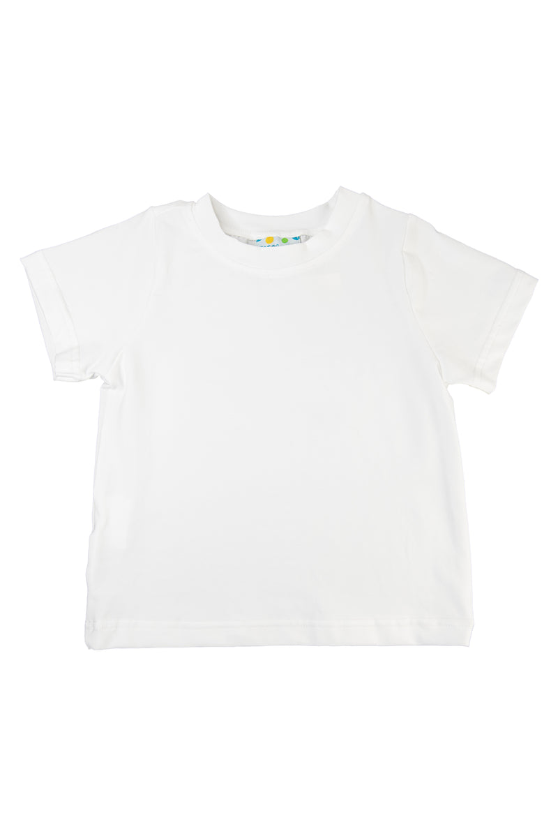 Boys White Pima Shirt Only