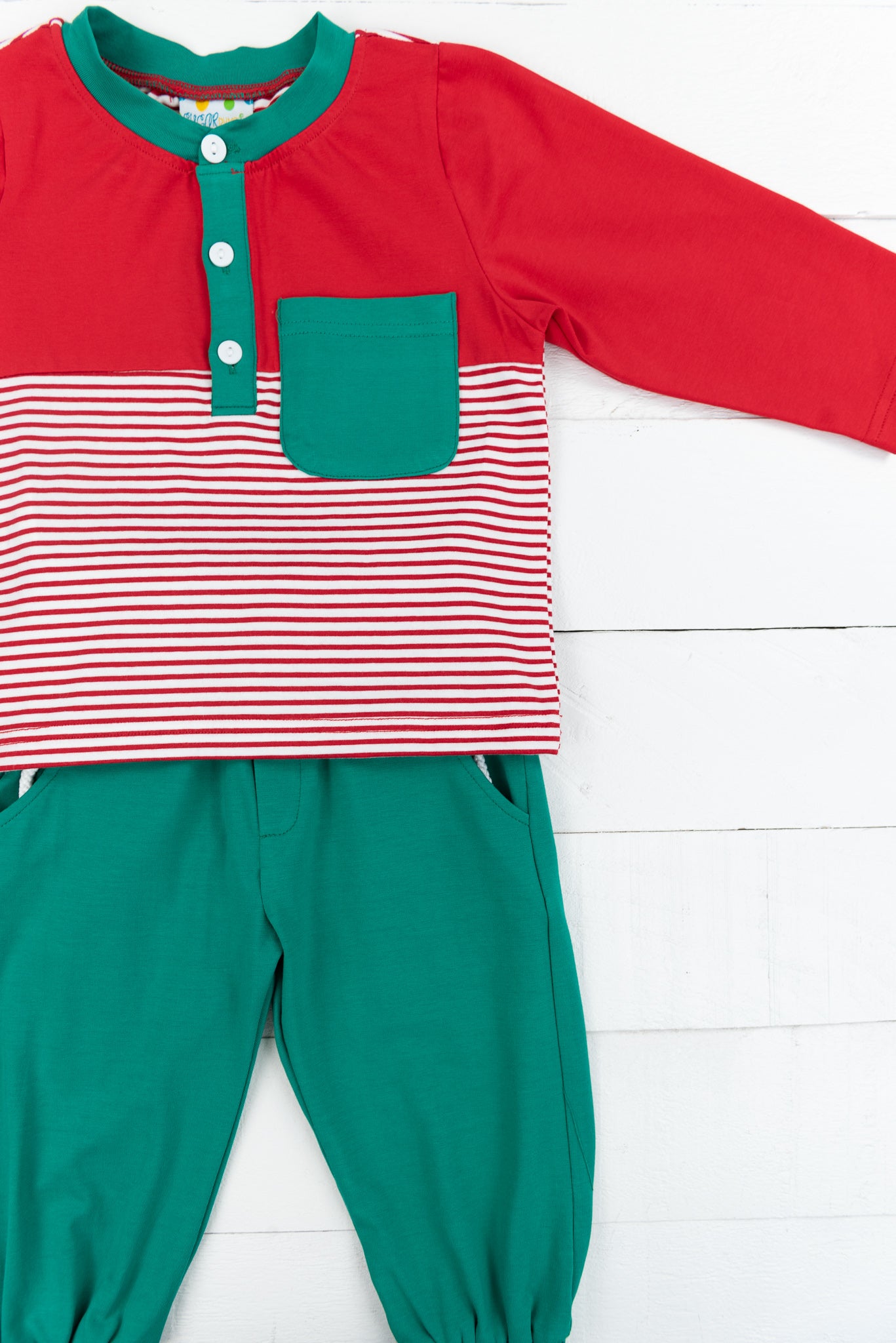 Boys Casual Christmas Jogger Set