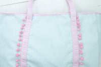 Women's Blue Stripe Swim Bag