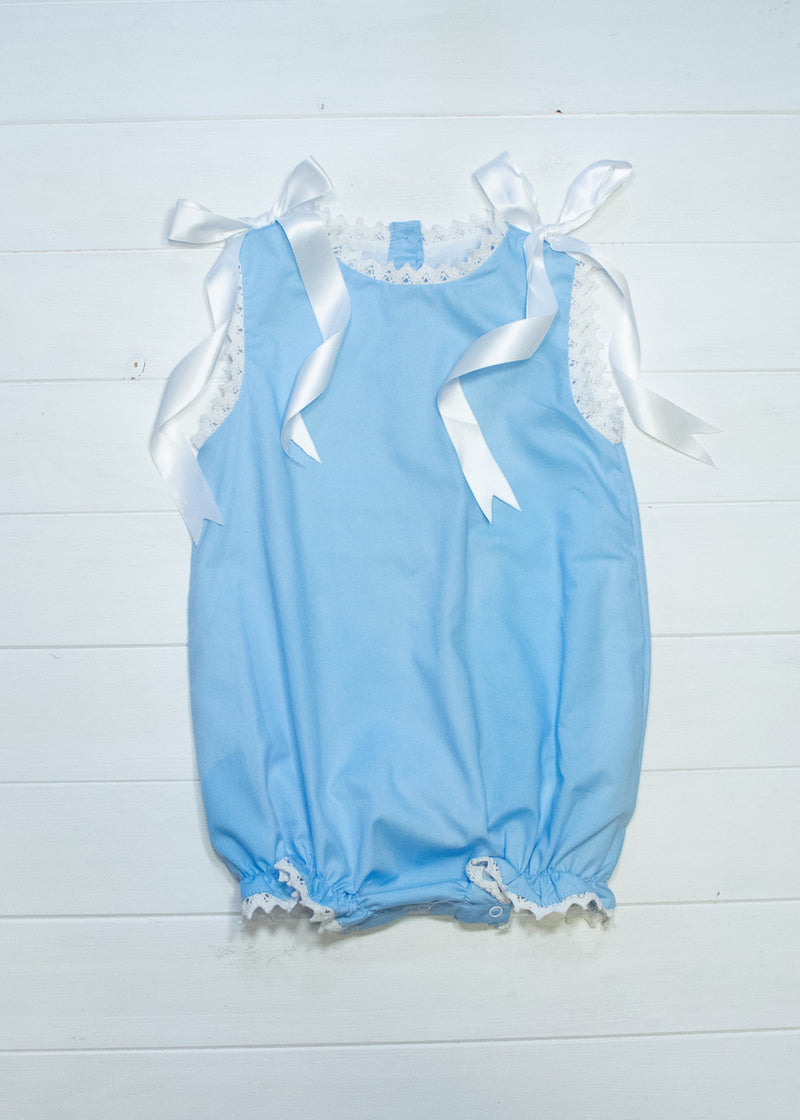 Girls Blue Heirloom Style Bubble