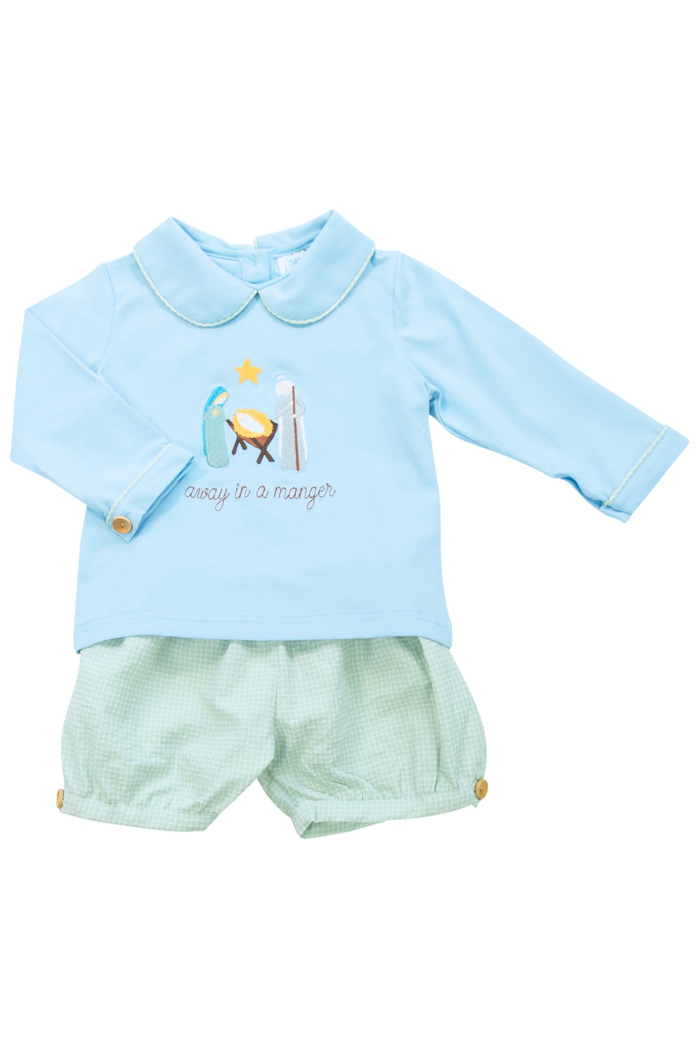 Boys Manger Banded Shorts Set