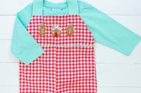 Boys Gingerbread Lane Overall Set