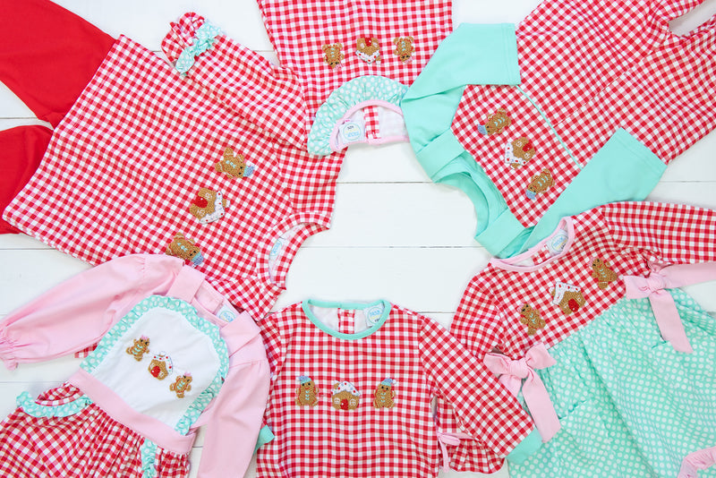 Boys Gingerbread Lane Overall Set