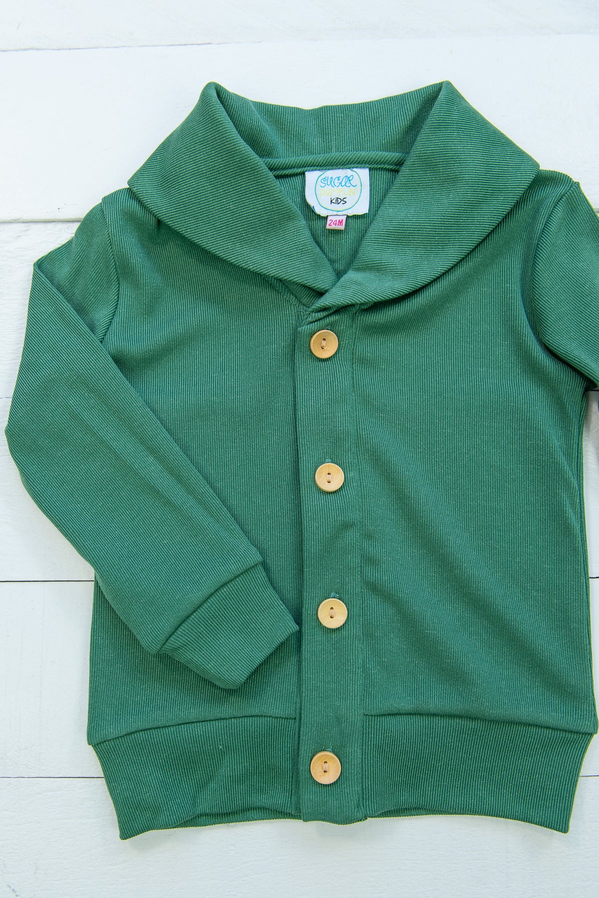 Boys Festive Green Sweater