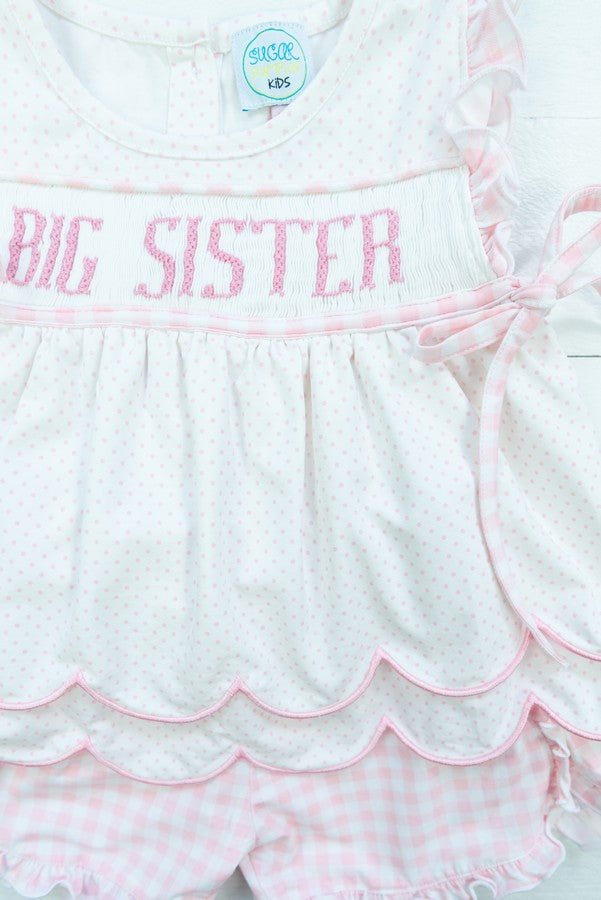 Girls Big Sister Shorts Set