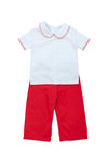 Boys Classic Red Pant Set