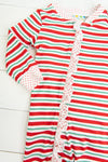 do not have Red/Green Stripe Ruffle Zip Up PJ