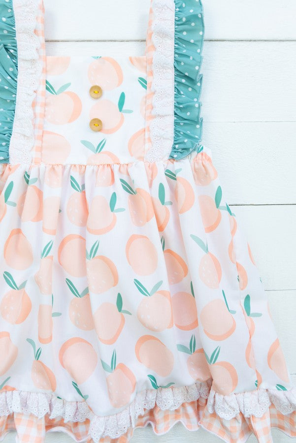 Girls Just Peachy Dress