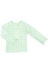 Green Check Swim Shirt