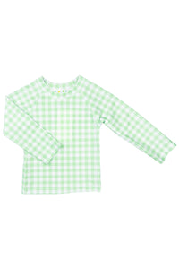 Green Check Swim Shirt