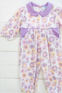 Girls Lavender Bloom Long Bubble