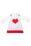 Girls Reversible Heart/Flower Dress