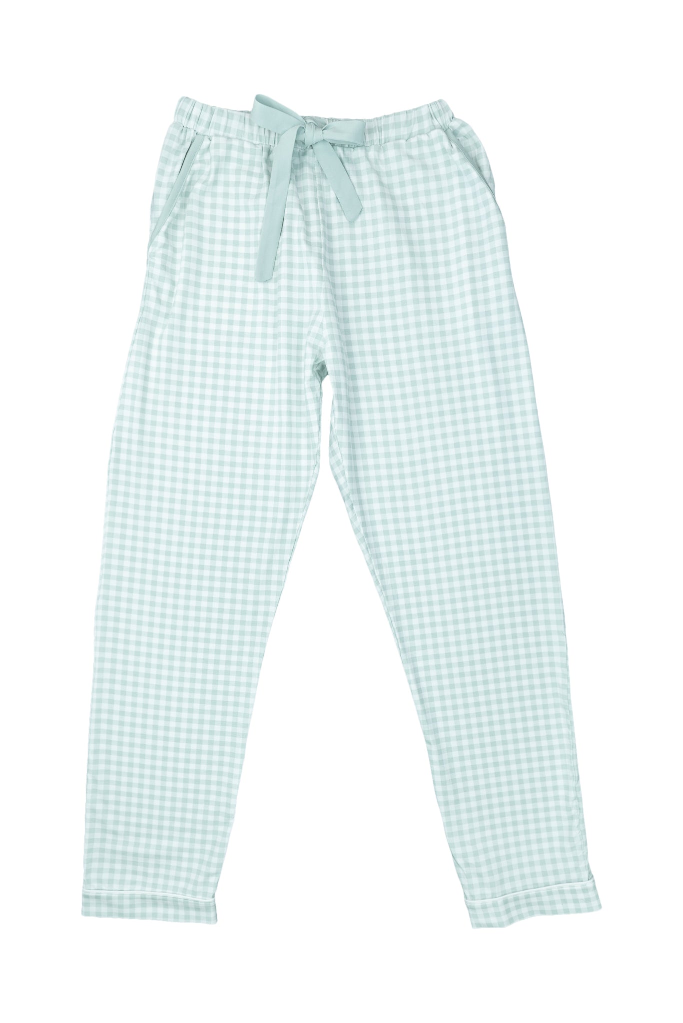 Mom Sage Check PJ Pants Only