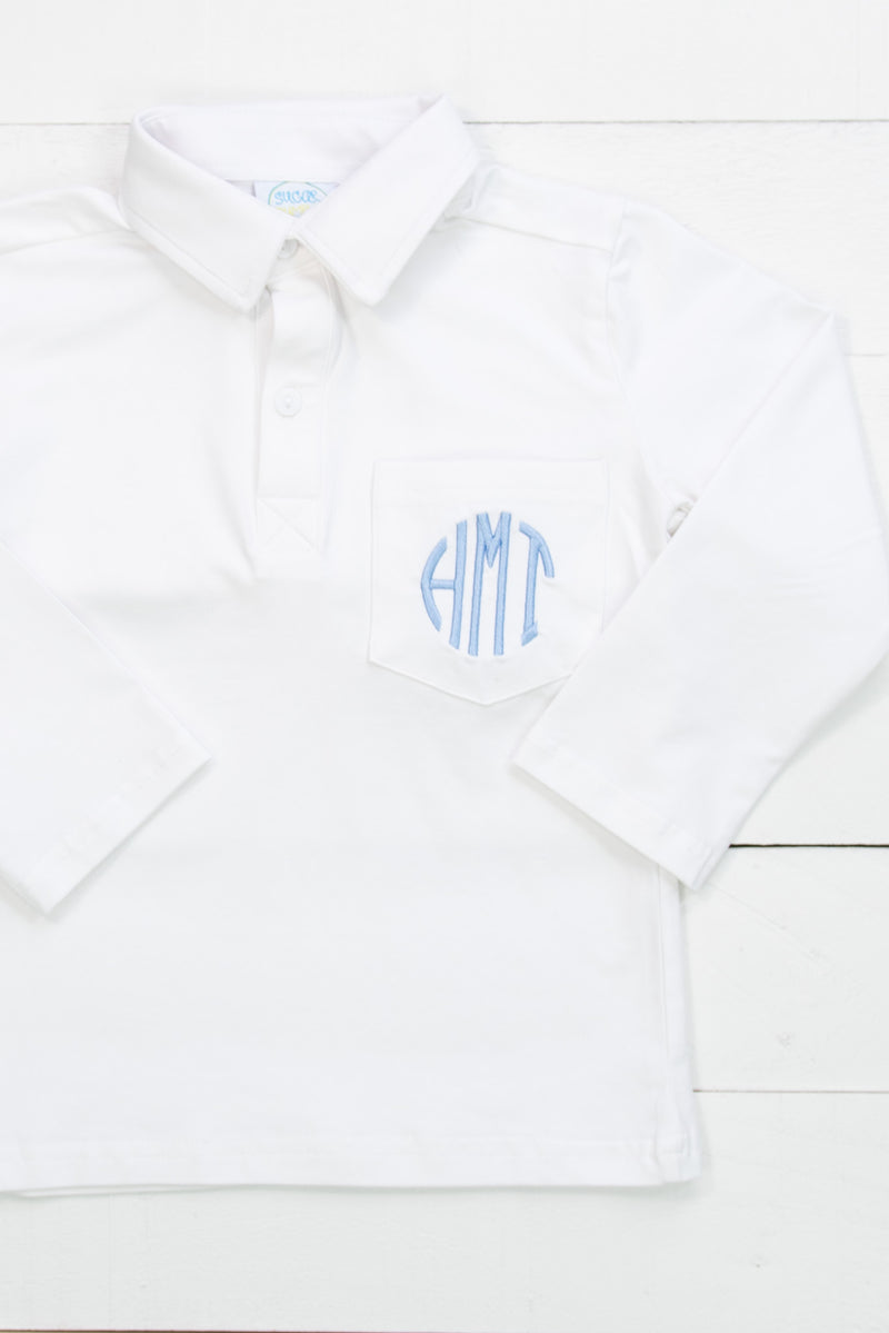 Boys Winter White Shirt Only