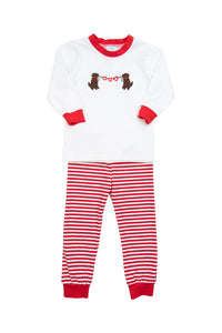 Unisex Puppy Love PJ Pants Set