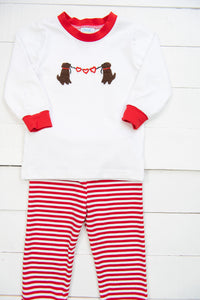 Unisex Puppy Love PJ Pants Set