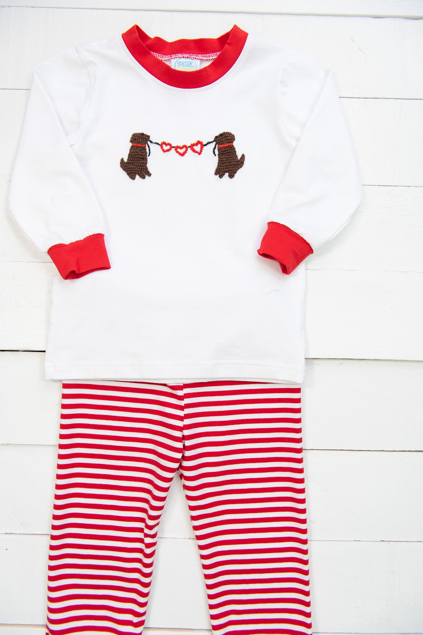 Unisex Puppy Love PJ Pants Set