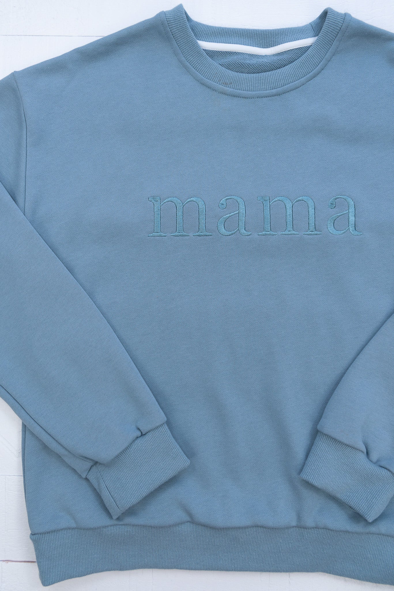 Mom Demi Simple Font Sweatshirt