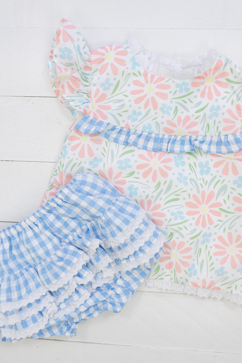 Girls Abbott Diaper Set