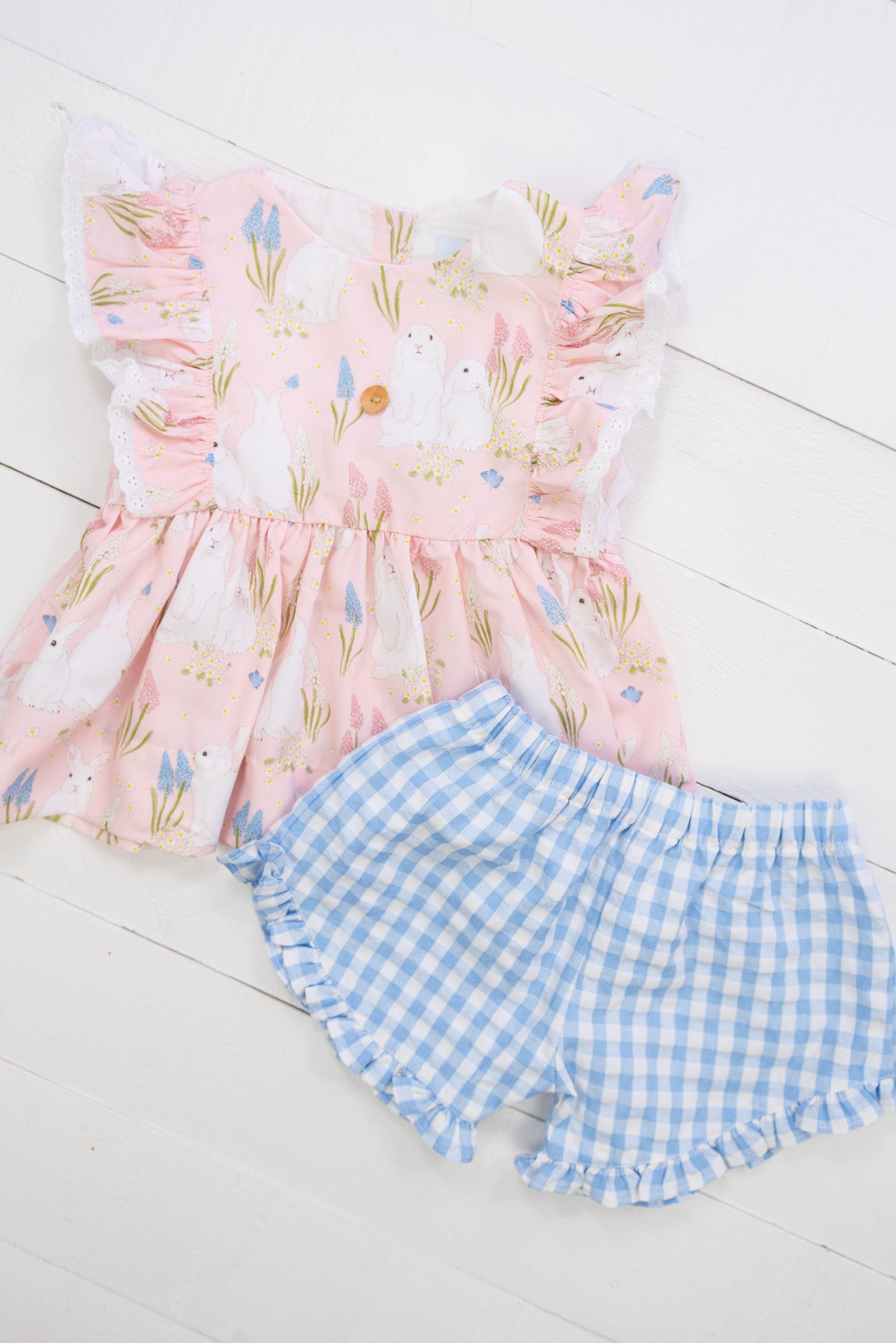 Girls Cotton Tail Shorts Set