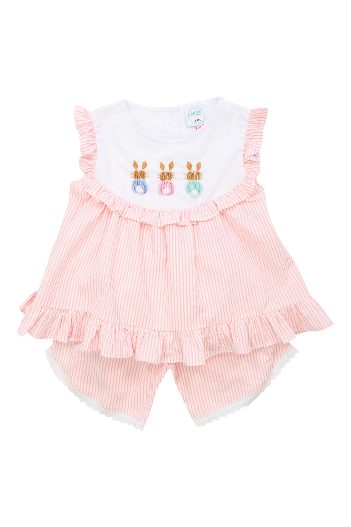 Girls Hoppy Easter Shorts Set