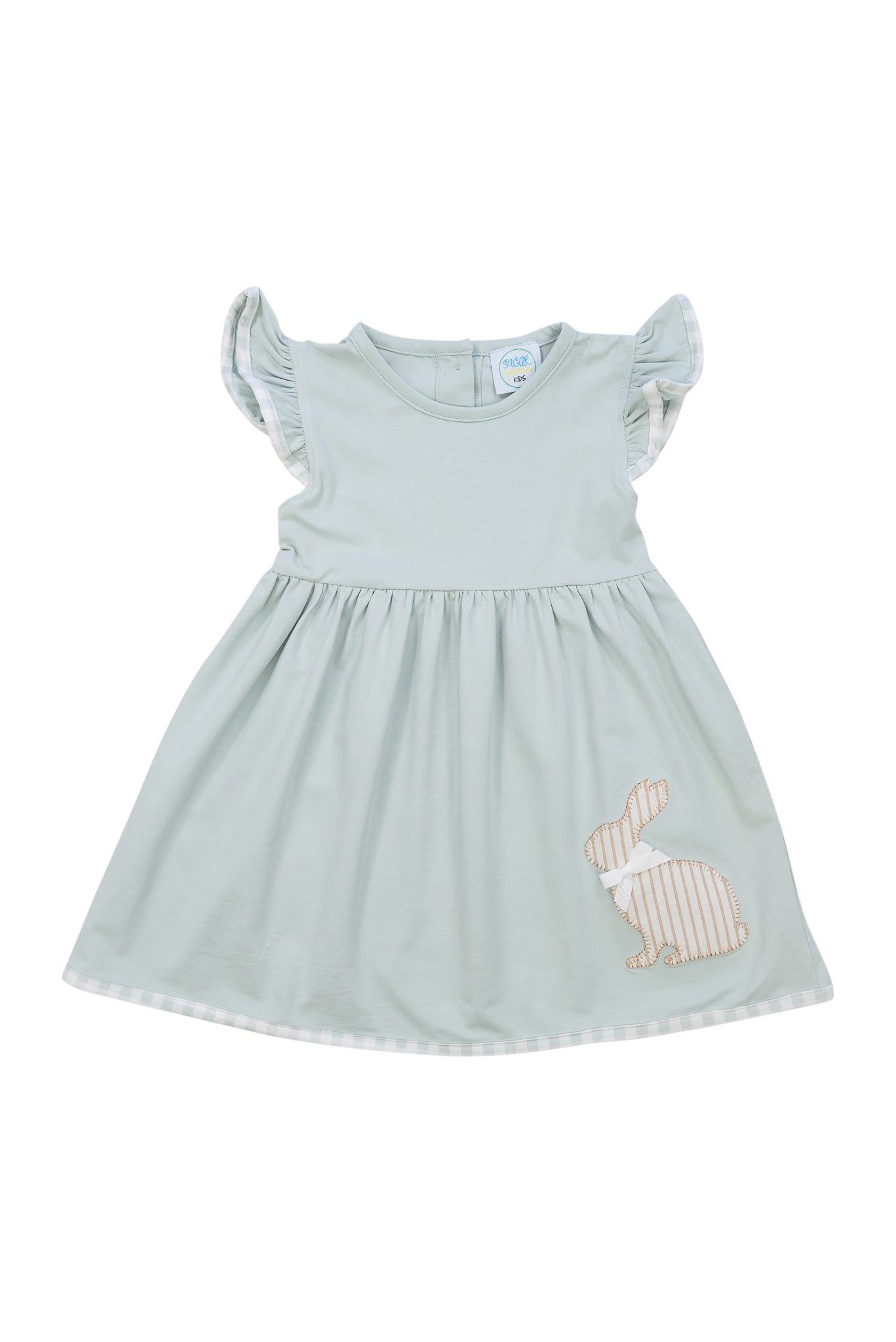 Girls Stripe Bunny Dress