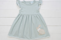 Girls Stripe Bunny Dress