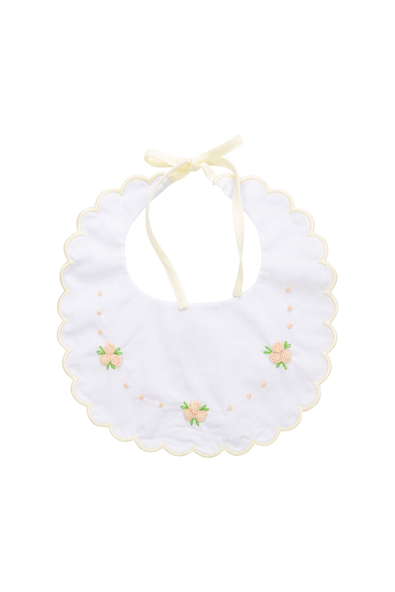 Girls Classic White Bib