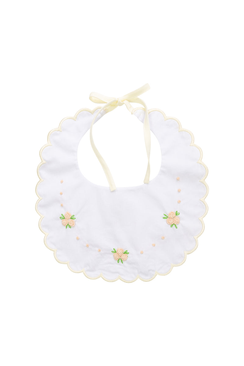 Girls Classic White Bib