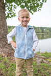 Boys Casual Quilted Reversible Vest