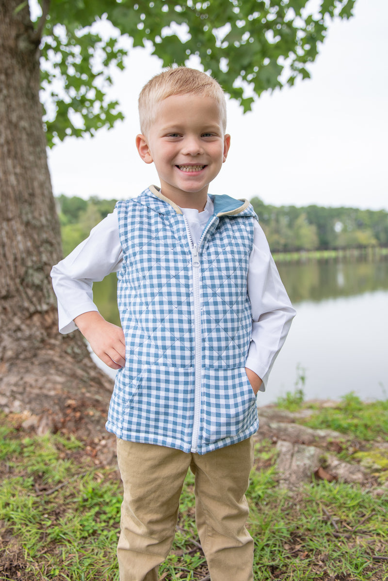 Boys Knit White Long Sleeve Shirt