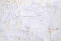 Girls Classic White Bib