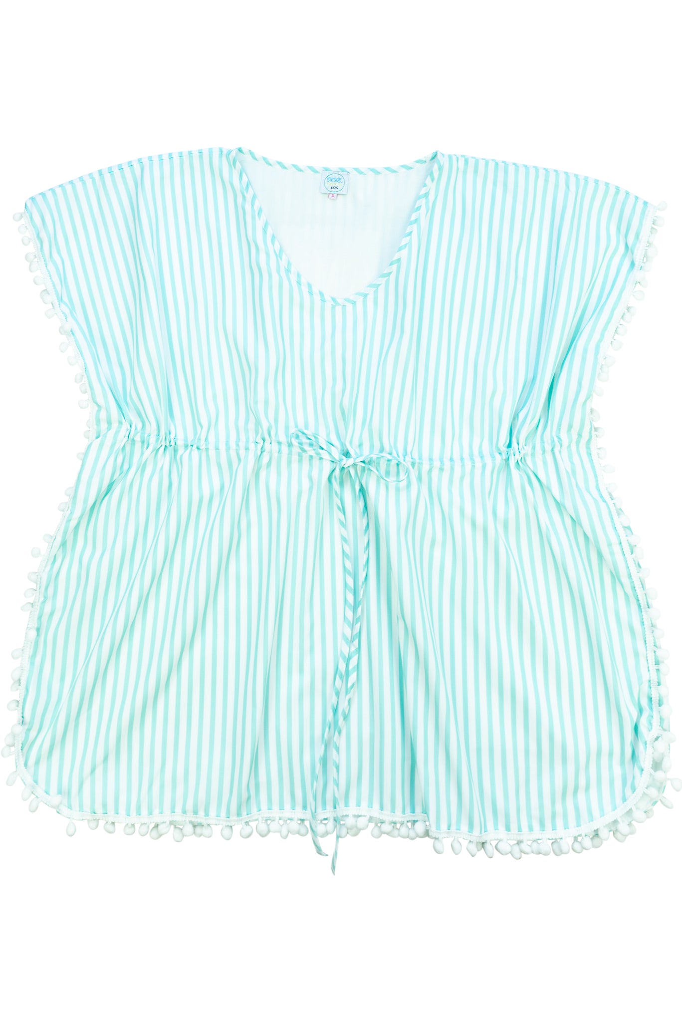 Mom's Mint Stripe Swim Cover