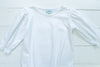 Girls White Knit Long Sleeve Bubble