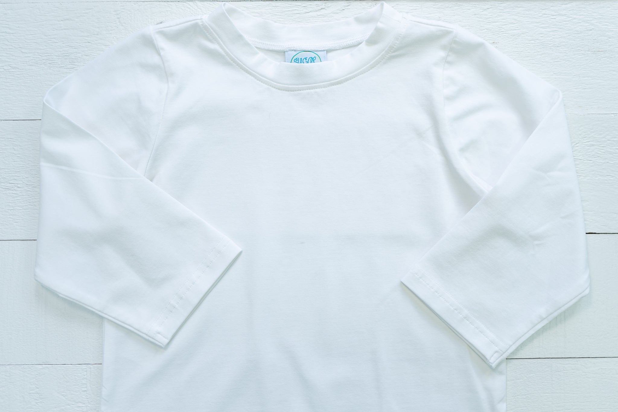 Boys Knit White Long Sleeve Shirt