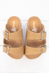 Kimey Couro Sandal - Amendoa