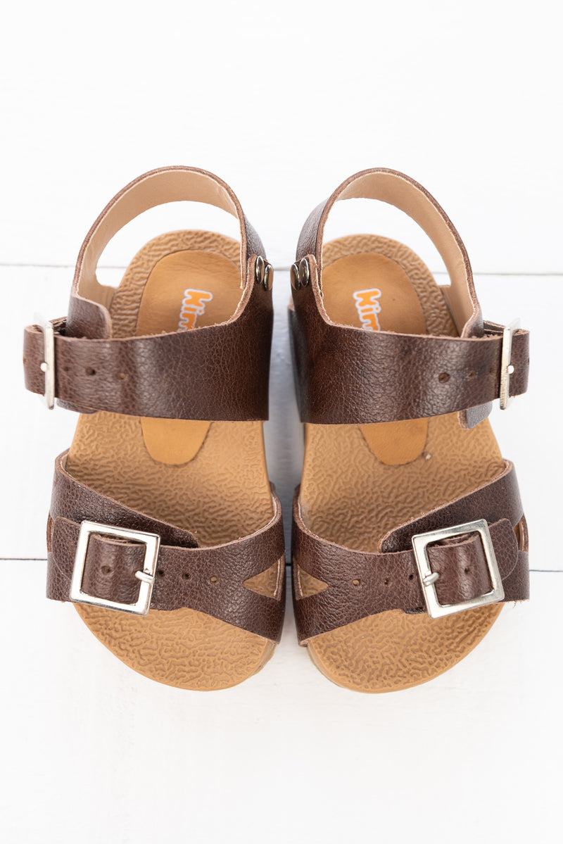 Kimey Couro Sandal - Toffee