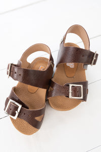 Kimey Couro Sandal - Toffee