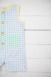 Boys Color Block Shortall