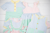 Boys Color Block Shortall