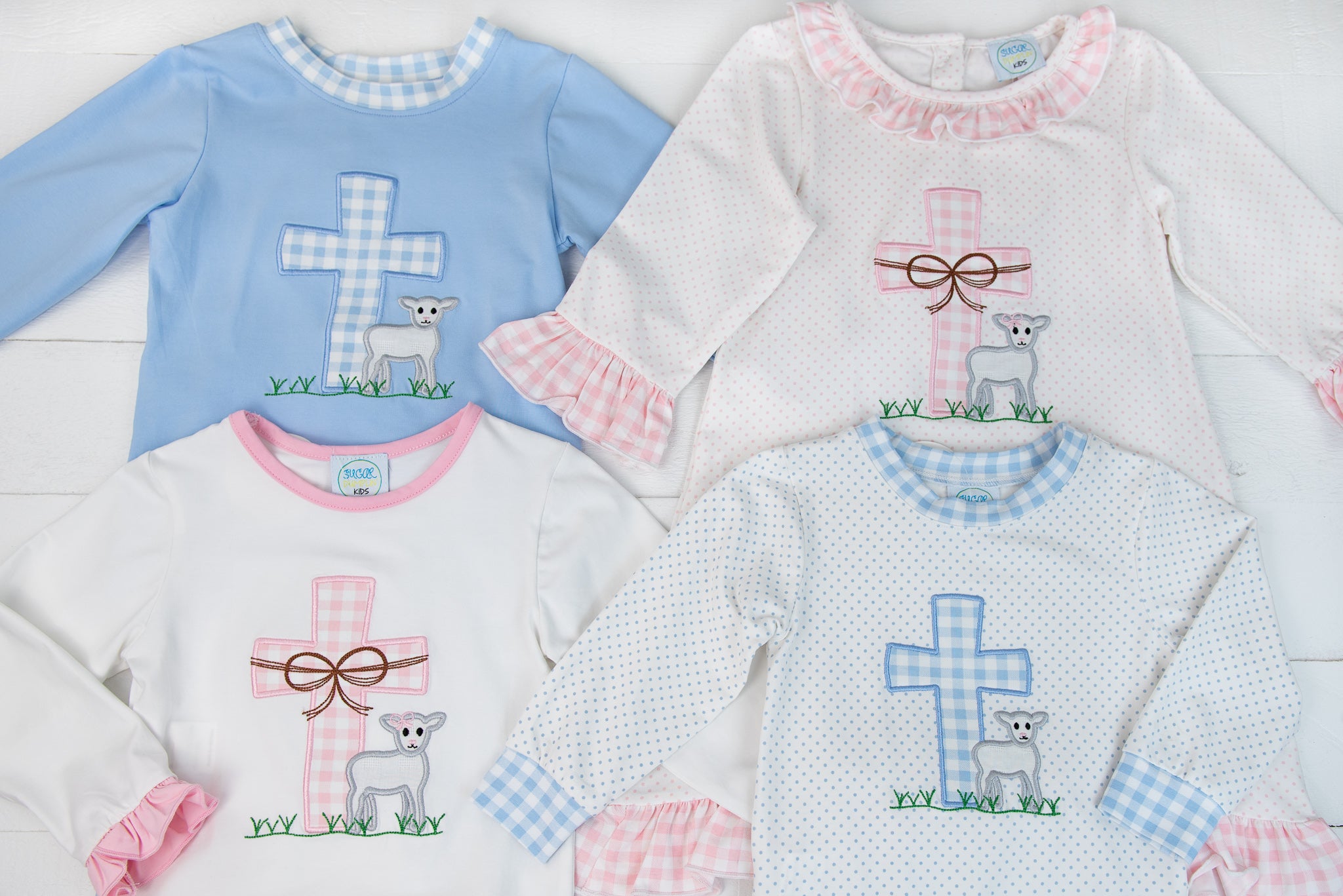 Boys Little Lamb Flap PJs