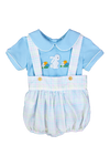 Boys French Knot Bunny Bubble Set