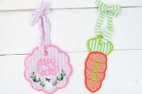 Carrot Easter Basket Tag