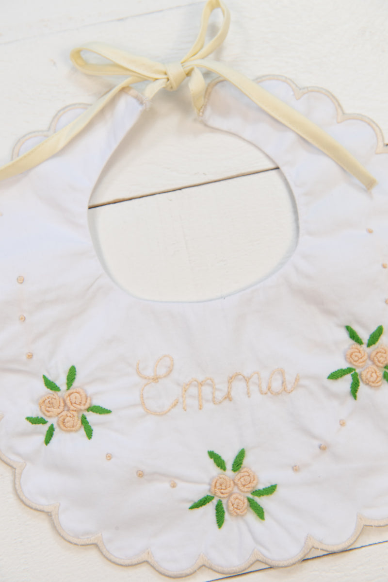 Girls Classic White Bib