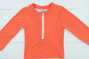 Boys Coral Rashguard Swim Shirt