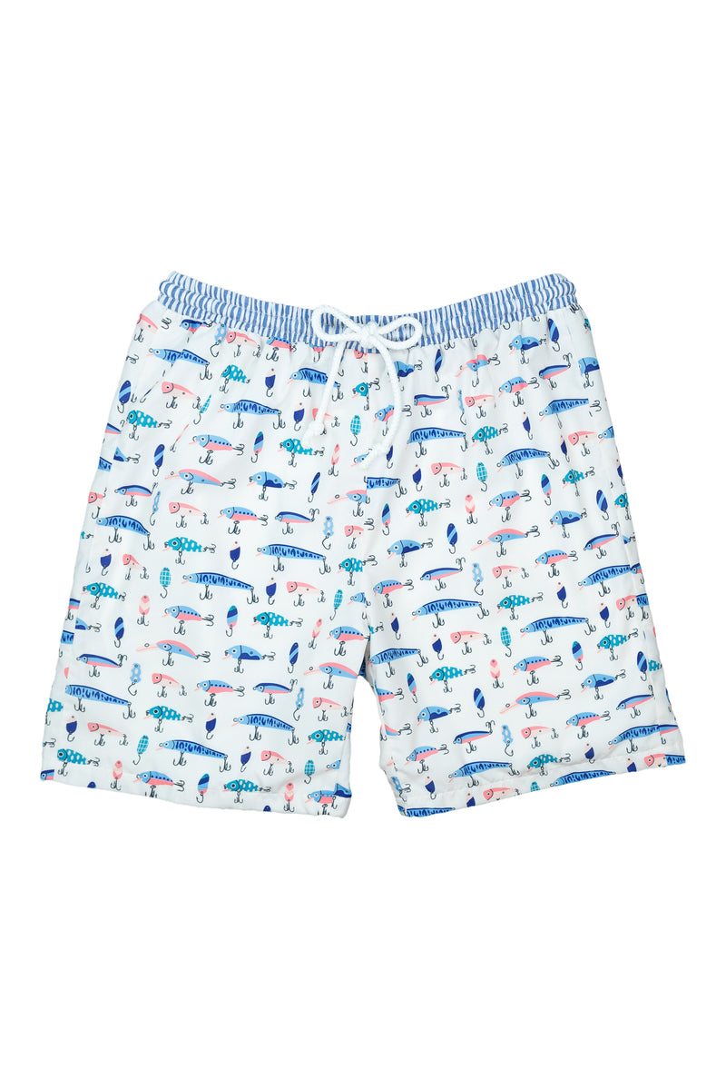 Men's Fishing Lure Swim Shorts