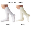 Classic Nylon Knee High Socks