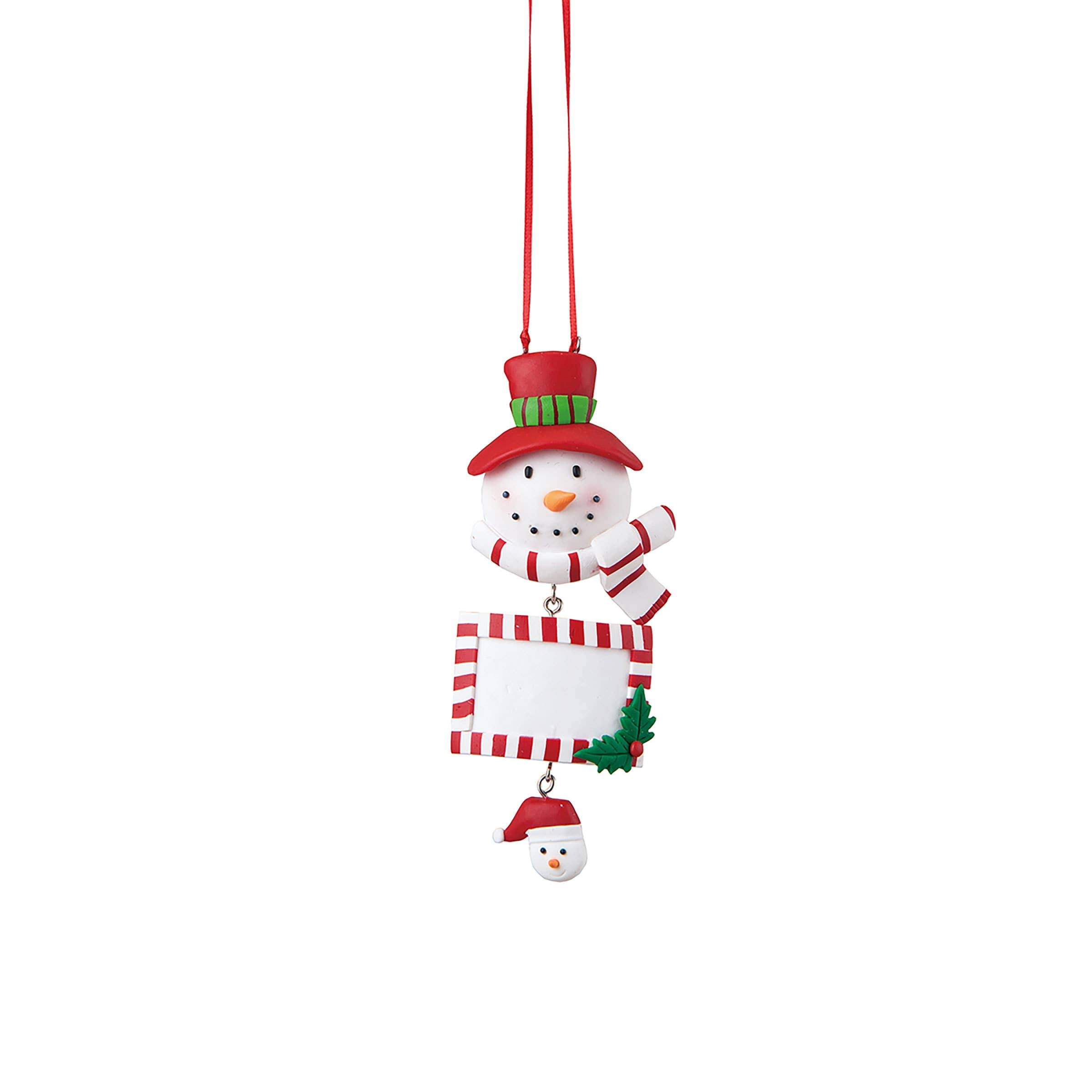 Personalized Snowman Ornament